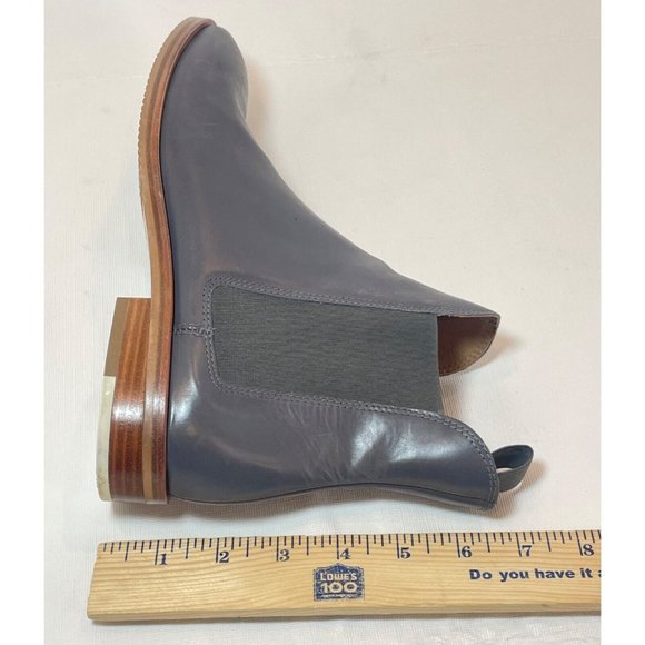 Everlane The Modern Chelsea Boot Womens 8.5 Gray Italian Leather Ankle Pull On - Picture 8 of 11